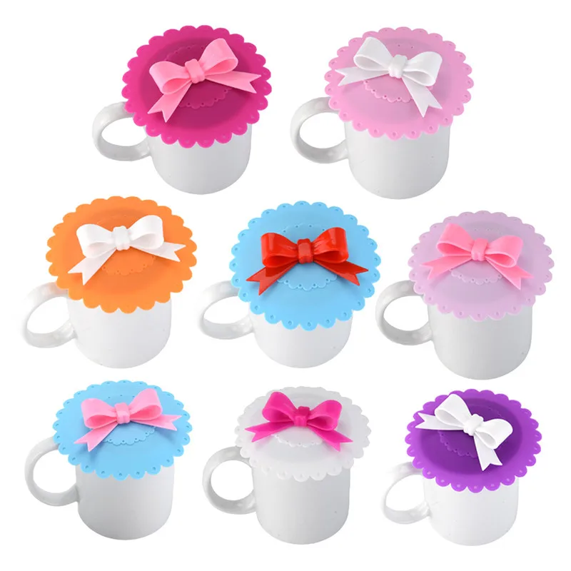 1PC Cute Bow Lace Dustproof Reusable Cup Silicone Lid Thermal Insulation Cup Cover Seal silicone Cover
1PC Cute Bow Lace Dustproof Reusable Cup Silicone Lid Thermal Insulation Cup Cover Seal silicone Cover