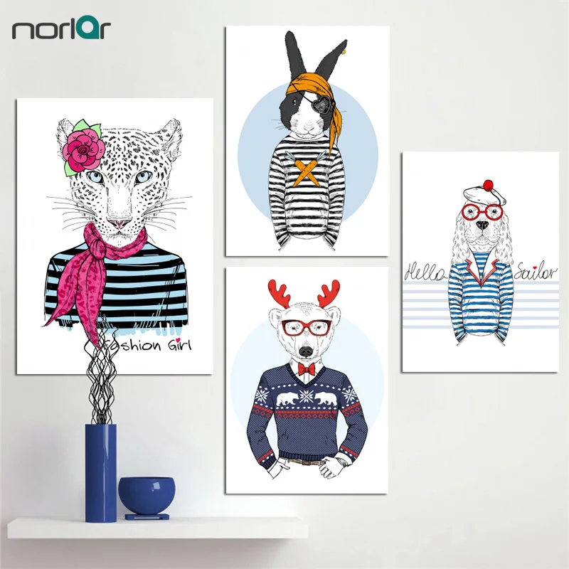 Nordic style Modern Wall Art Hipster Fashion Rock Dog Animal Poster Canvas Painting Ptints for Living Room No Frame
Nordic style Modern Wall Art Hipster Fashion Rock Dog Animal Poster Canvas Painting Ptints for Living Room No Frame