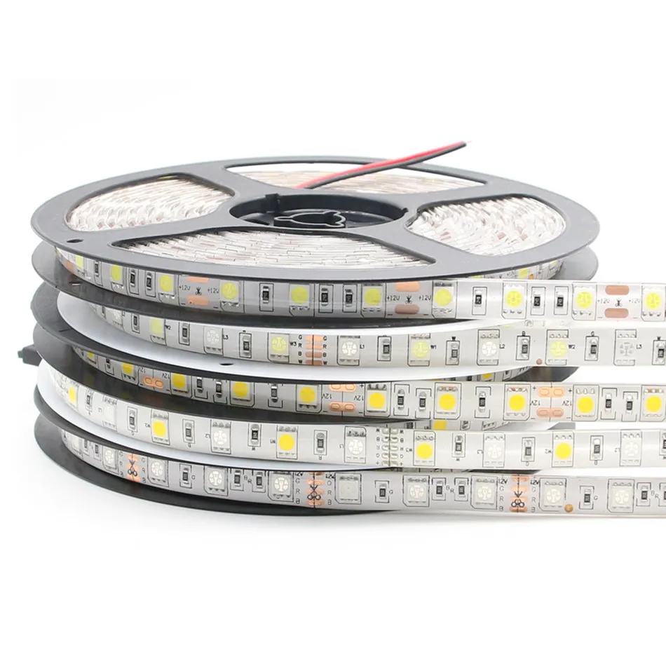 LED Strip 5050 RGB lights 12V Flexible Home Decoration Lighting SMD 5050 Waterproof LED Tape RGB/White/Warm White/Blue/Green/Red
LED Strip 5050 RGB lights 12V Flexible Home Decoration Lighting SMD 5050 Waterproof LED Tape RGB/White/Warm White/Blue/Green/Red