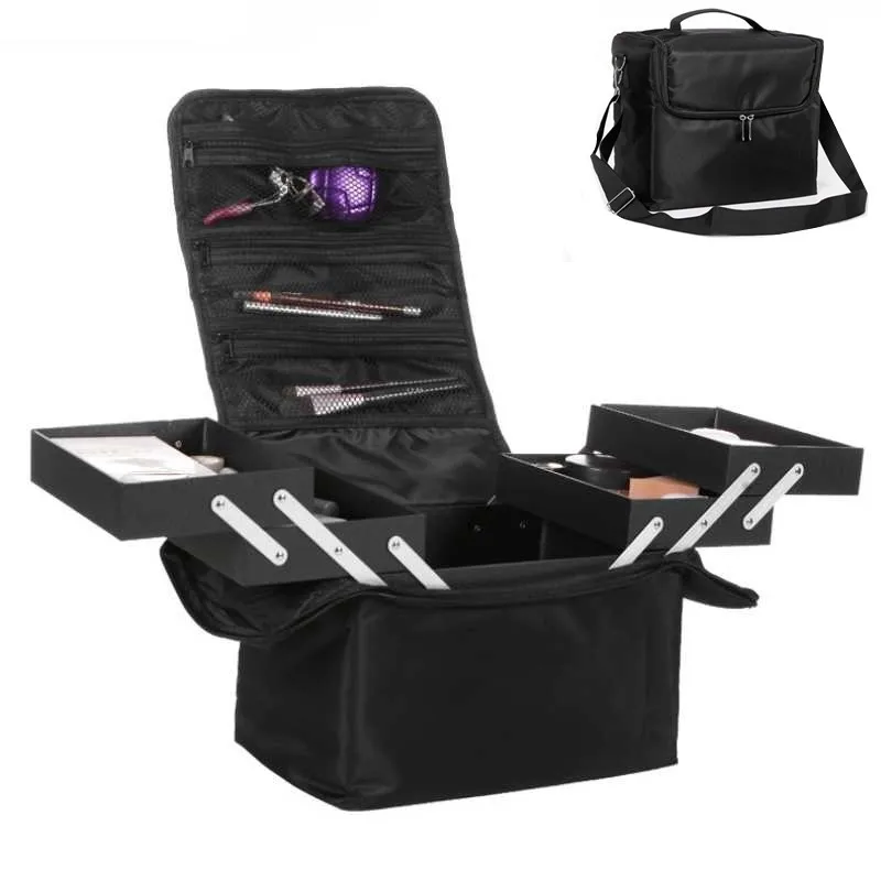 SAFEBET Large Cosmetic Bag Women Multilayer Clapboard Professional Cosmetic Case Travel Beauty Tattoos Nail Art Tool Makeup Bag
SAFEBET Large Cosmetic Bag Women Multilayer Clapboard Professional Cosmetic Case Travel Beauty Tattoos Nail Art Tool Makeup Bag