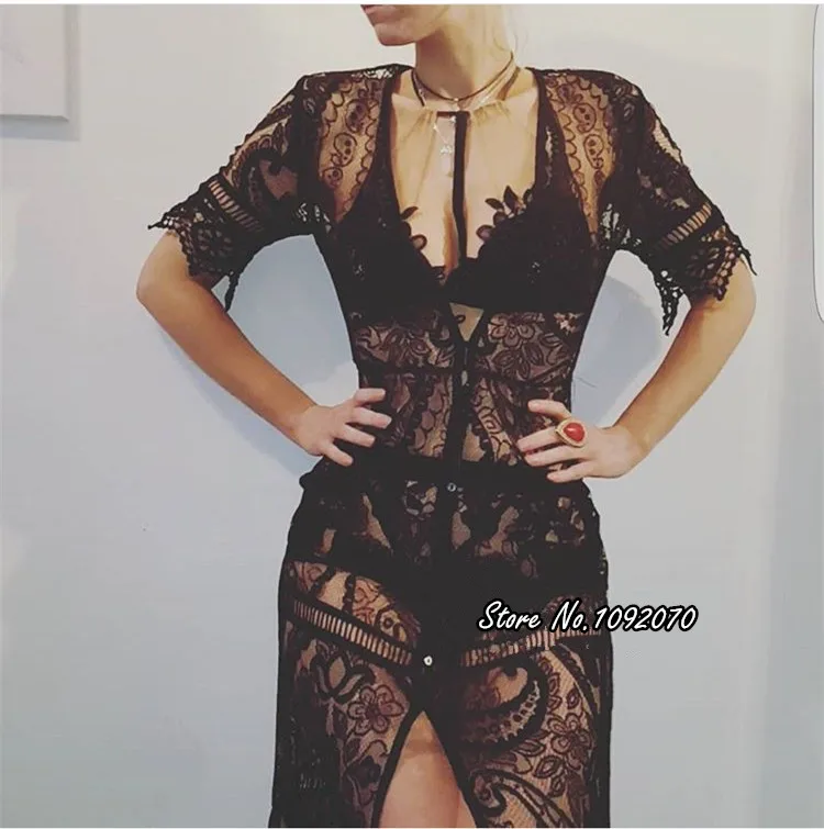 Women A Button Down Front Lace Rhiannon Gown In Black Elegant Lace Maxi Dress
Women A Button Down Front Lace Rhiannon Gown In Black Elegant Lace Maxi Dress