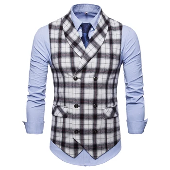 Fashion Suit Vest Men Formal Dress Vest Colete Masculino Herringbone Gilet Fitness Sleeveless Jacket Wedding Waistcoat Men 4XL
Fashion Suit Vest Men Formal Dress Vest Colete Masculino Herringbone Gilet Fitness Sleeveless Jacket Wedding Waistcoat Men 4XL