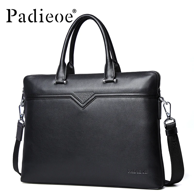 Padieoe 2016 Famous Brand Natural Leather Briefcase For Men Genuine Leather Laptop Bag Luxury Designer Male Messenger Bag
Padieoe 2016 Famous Brand Natural Leather Briefcase For Men Genuine Leather Laptop Bag Luxury Designer Male Messenger Bag