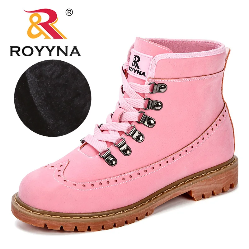 ROYYNA New fashion Lace-Up Women Boots 2018 Plus Short Plush Keep Warm Anti-Slip Ankle Boots Ladies Winter Boots Lace Up
ROYYNA New fashion Lace-Up Women Boots 2018 Plus Short Plush Keep Warm Anti-Slip Ankle Boots Ladies Winter Boots Lace Up