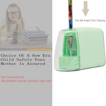 Press Automatic Pencil Sharpener Student Electric Pencil Sharpener Use Battery Switch for Home Office School Child Gift
Press Automatic Pencil Sharpener Student Electric Pencil Sharpener Use Battery Switch for Home Office School Child Gift