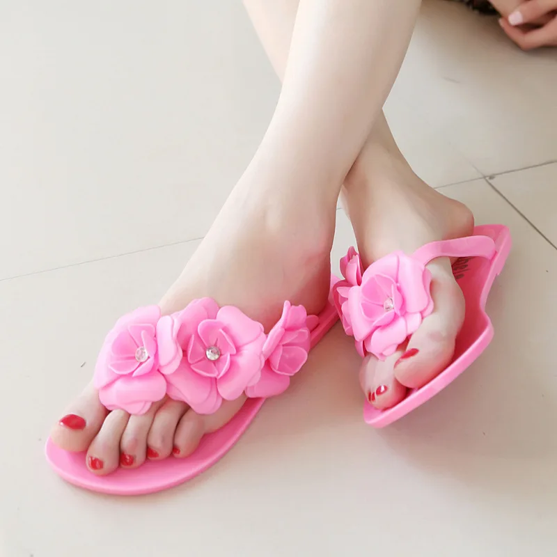 Women Summer Slippers Candy Color Female Fashion Flip Flop Flats Shoes With Beautiful Camellia Flower Sweet Beach Sandals 459
Women Summer Slippers Candy Color Female Fashion Flip Flop Flats Shoes With Beautiful Camellia Flower Sweet Beach Sandals 459