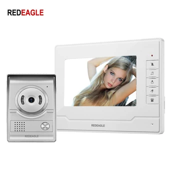 REDEAGLE Wired 7 inch colour TFT LCD Video Door Phone 700TVL IR Night Vision Camera for Home Apartment
REDEAGLE Wired 7 inch colour TFT LCD Video Door Phone 700TVL IR Night Vision Camera for Home Apartment
