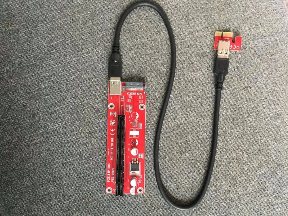 PCI-E Powered Riser 1x to 16x USB 3.0 Cable Power Supply for BTC Miner Machine
PCI-E Powered Riser 1x to 16x USB 3.0 Cable Power Supply for BTC Miner Machine