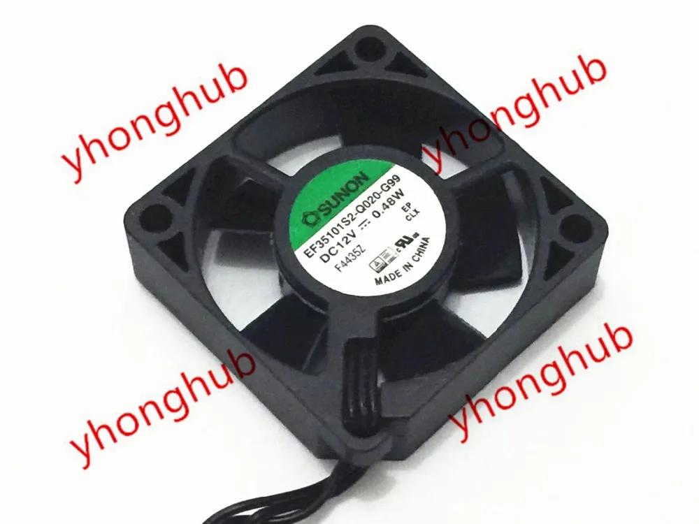 SUNON EF35101S2-Q020-G99 DC 12V 0,48 W 3wire 35x35x10mm вентилятор охлаждения сервера
SUNON EF35101S2-Q020-G99 DC 12V 0,48 W 3wire 35x35x10mm вентилятор охлаждения сервера