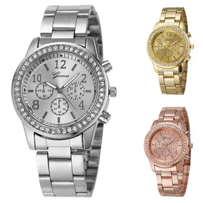 2018 New Geneva Female Fashion Quartz Watch Women famous brand Luxury Rhinestone Watches Kobiet zegarka Stainless Steel Watch
2018 New Geneva Female Fashion Quartz Watch Women famous brand Luxury Rhinestone Watches Kobiet zegarka Stainless Steel Watch