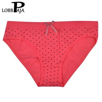 LOBBPAJA Brand Pack 2 PCS Woman Underwear Panties Women Cotton Sexy Dots Print Briefs Ladies Girls Intimates Lingerie for Women
LOBBPAJA Brand Pack 2 PCS Woman Underwear Panties Women Cotton Sexy Dots Print Briefs Ladies Girls Intimates Lingerie for Women