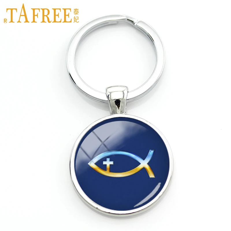 Crucifix keychain christian fish key chain christian fish symbol with crucifix charm color women jewelry faith gift KC298
Crucifix keychain christian fish key chain christian fish symbol with crucifix charm color women jewelry faith gift KC298