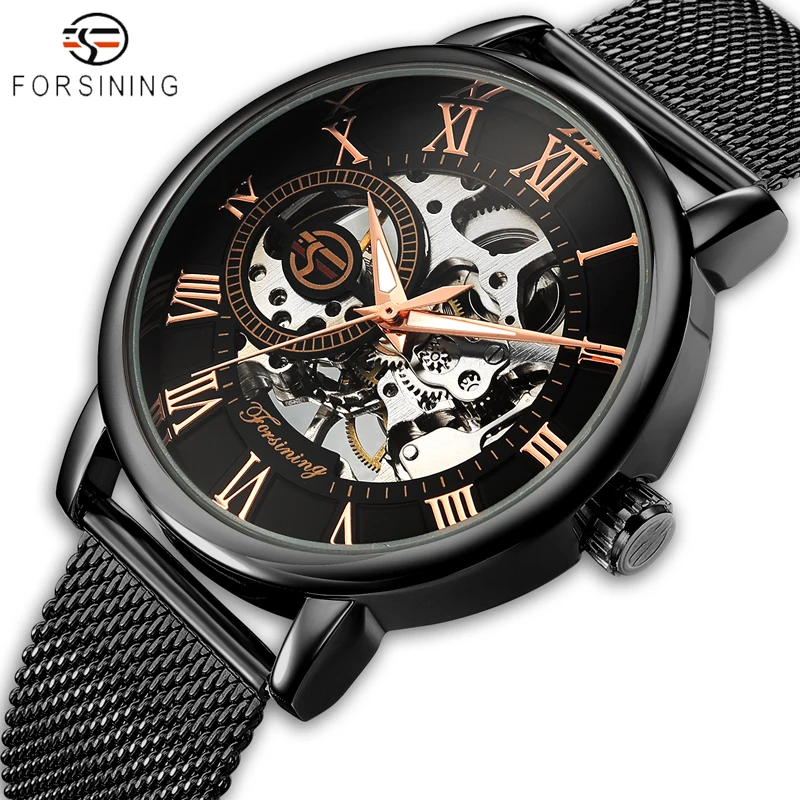 2019 FORSINING Mens Mechanical Watch Top Luxury Brand Mens Fashion Stainless Steel Skeleton Watches Sport Waterproof Wristwatch
2019 FORSINING Mens Mechanical Watch Top Luxury Brand Mens Fashion Stainless Steel Skeleton Watches Sport Waterproof Wristwatch