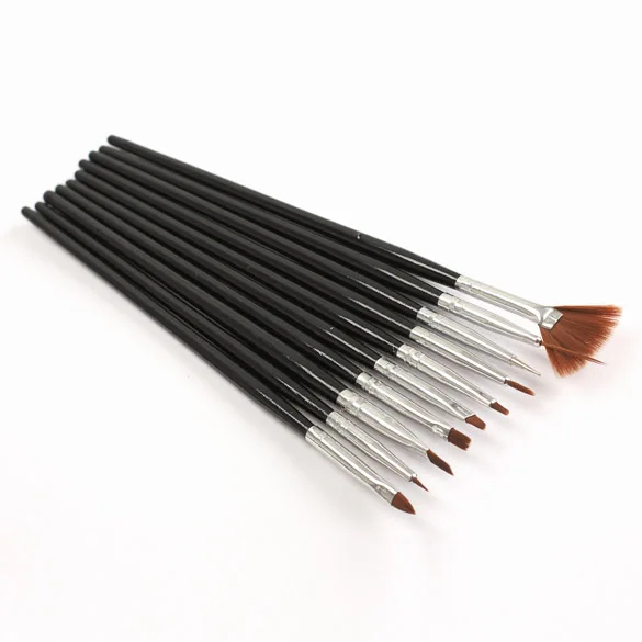 10Pcs Black Professional Nail Brushes Nail Art Painting Brush Gel Nail Brush UV Gel Design Pen Painting Brush BS88
10Pcs Black Professional Nail Brushes Nail Art Painting Brush Gel Nail Brush UV Gel Design Pen Painting Brush BS88