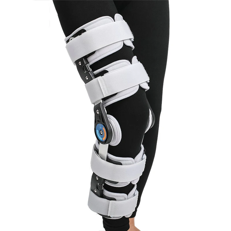 Medical Orthosis Adjustable Hinged Knee Brace Support Fixator Aluminum Stabilization Fracture Support Sprain Post-Op
Medical Orthosis Adjustable Hinged Knee Brace Support Fixator Aluminum Stabilization Fracture Support Sprain Post-Op