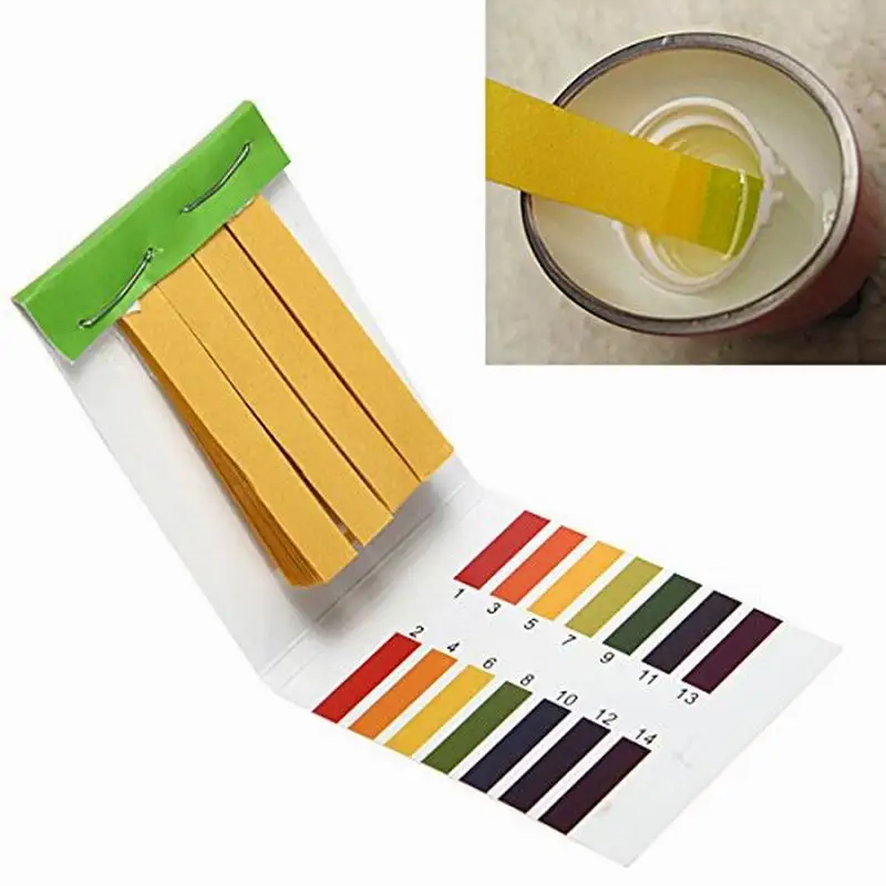 1PCS 80 Strips Full Range pH Alkaline Acid 1-14 Test Paper Water Litmus Testing Kit
1PCS 80 Strips Full Range pH Alkaline Acid 1-14 Test Paper Water Litmus Testing Kit