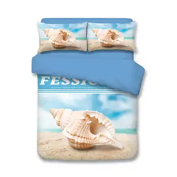 Sandbeach Shell 3D Print Bedding Set Bed Cover Bedspreads Twin Full Queen King 3/4pc Children's Adults Bedroom Decora Blue Color
Sandbeach Shell 3D Print Bedding Set Bed Cover Bedspreads Twin Full Queen King 3/4pc Children's Adults Bedroom Decora Blue Color