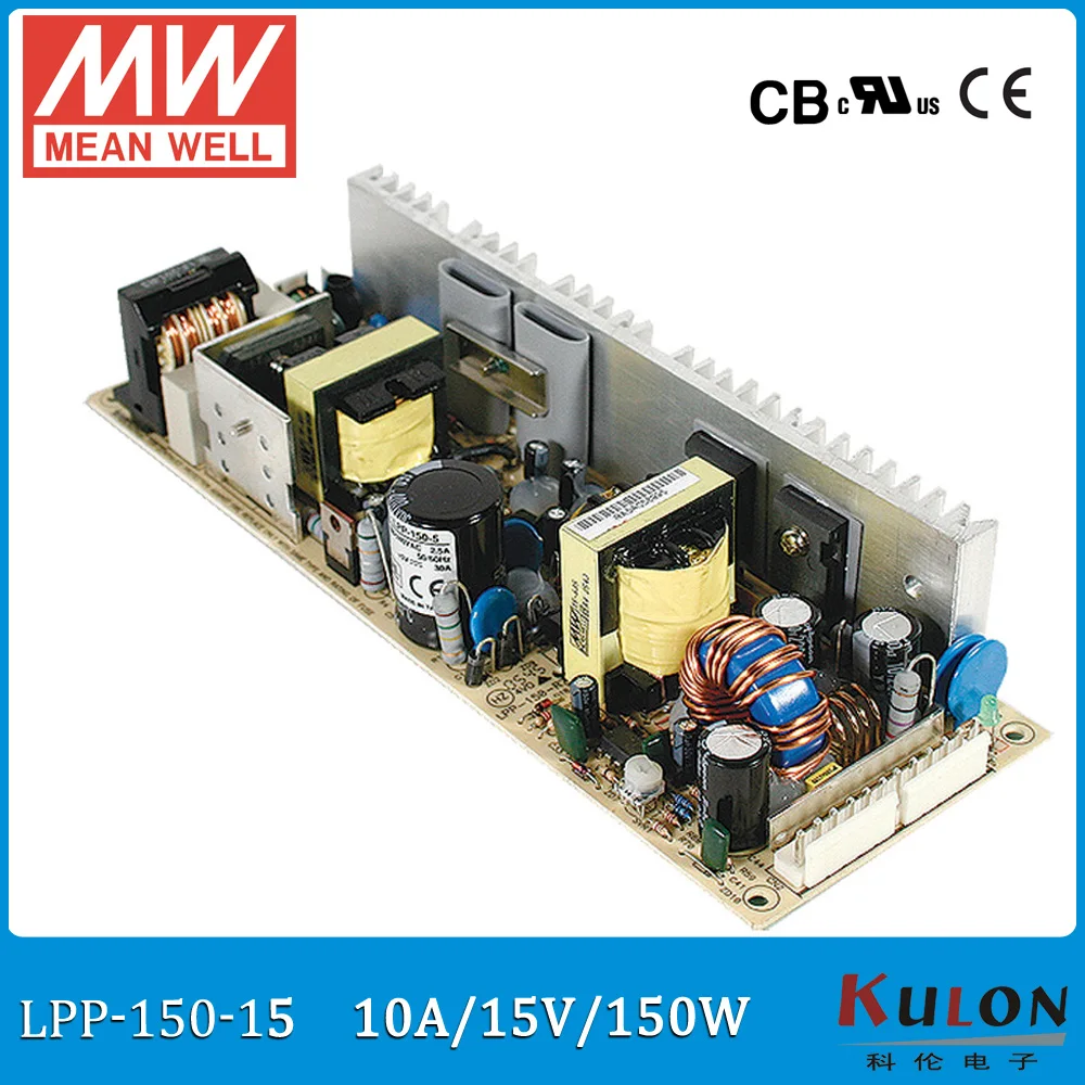 Original MEAN WELL LPP-150-15 single output 10A 150W 15V Meanwell Power Supply with active PFC open frame LPP-150
Original MEAN WELL LPP-150-15 single output 10A 150W 15V Meanwell Power Supply with active PFC open frame LPP-150