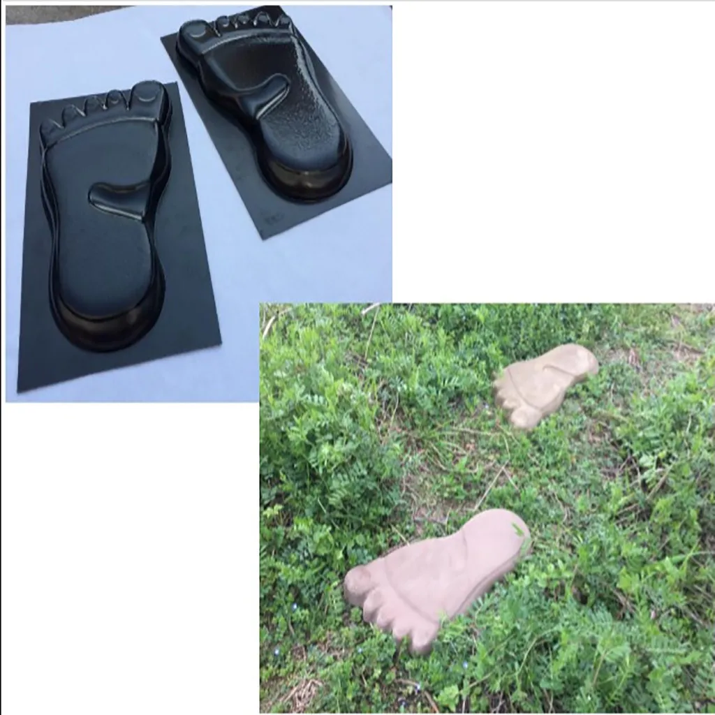 1 Pair Stepping Stone Mold Concrete Cement Mould ABS Footprint Shape Mould home garden supplies #0522
1 Pair Stepping Stone Mold Concrete Cement Mould ABS Footprint Shape Mould home garden supplies #0522