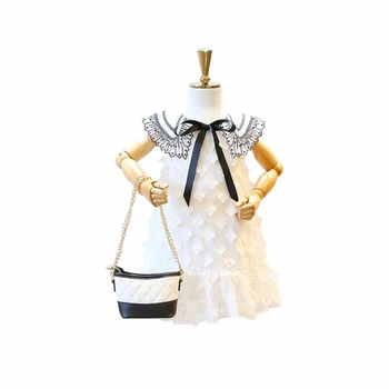Roimyal Wholesale 2019 summer new fashion three-dimensional flower dotted chiffon cotton bow neckline temperament girls dress
Roimyal Wholesale 2019 summer new fashion three-dimensional flower dotted chiffon cotton bow neckline temperament girls dress