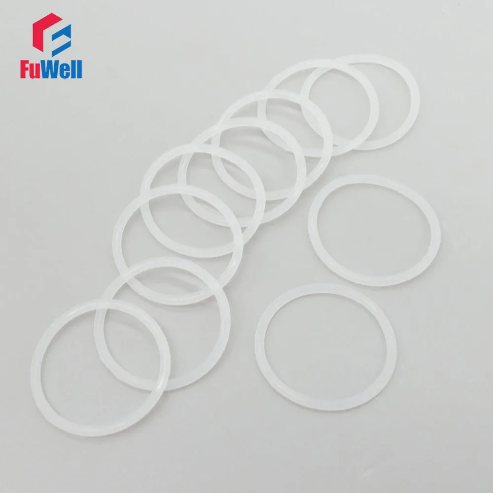 

Transparent O Ring Seals Gasket Silicon 1.9mm Thickness 77/80/85/90/95/100/105/110/115/120mm OD Food Grade Rubber Sealing Rings