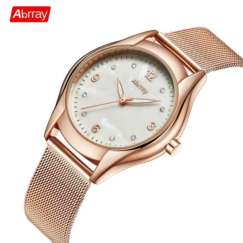 Abrray Fashion Women Stainless Steel Mesh Watches 2017 Ladies Ultra Thin Wristwatches Japanese Quartz Movement Watch Waterproof
Abrray Fashion Women Stainless Steel Mesh Watches 2017 Ladies Ultra Thin Wristwatches Japanese Quartz Movement Watch Waterproof