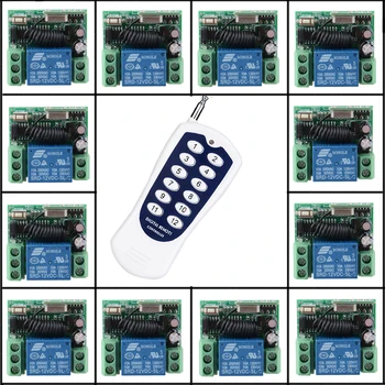 RF Wireless remote control system 20-200M 1 (controller)transmitter +12 receiver(switch)12V 10A 315MHZ 433.92MHZ
RF Wireless remote control system 20-200M 1 (controller)transmitter +12 receiver(switch)12V 10A 315MHZ 433.92MHZ