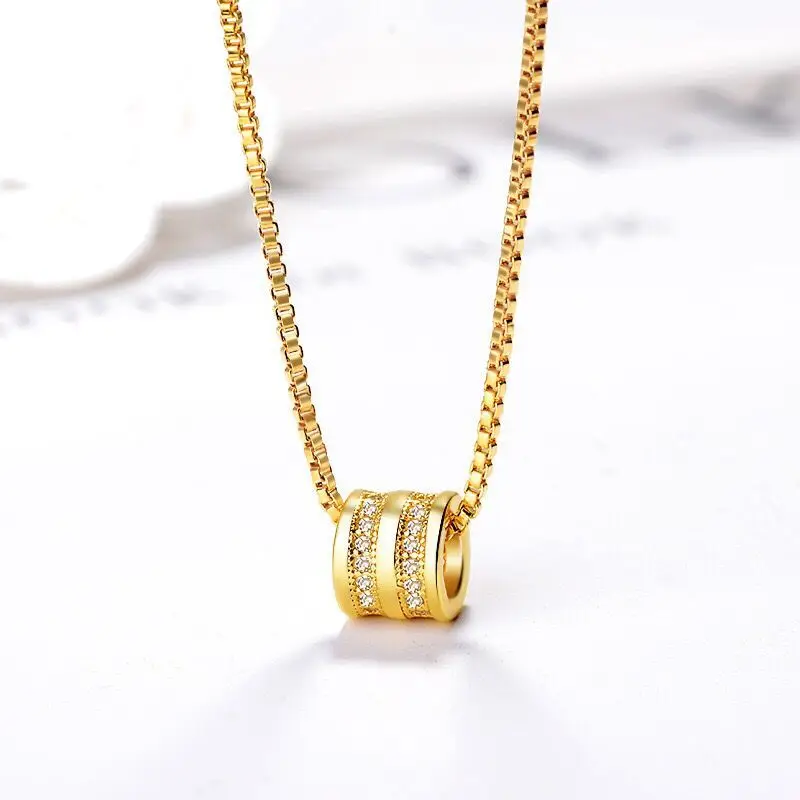 MxGxFam Lucky Round Pendants Necklace For Women Fashion Jewelry 24 K Pure Gold Color AAA+ Cubic Zirconia 45cm Chain
MxGxFam Lucky Round Pendants Necklace For Women Fashion Jewelry 24 K Pure Gold Color AAA+ Cubic Zirconia 45cm Chain