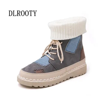 Women Snow Boots Ankle 2018 Winter Warm Short Plush Female Casual Socks Shoes Woman Flat Fashion Platform Round Toe Lace Up
Women Snow Boots Ankle 2018 Winter Warm Short Plush Female Casual Socks Shoes Woman Flat Fashion Platform Round Toe Lace Up