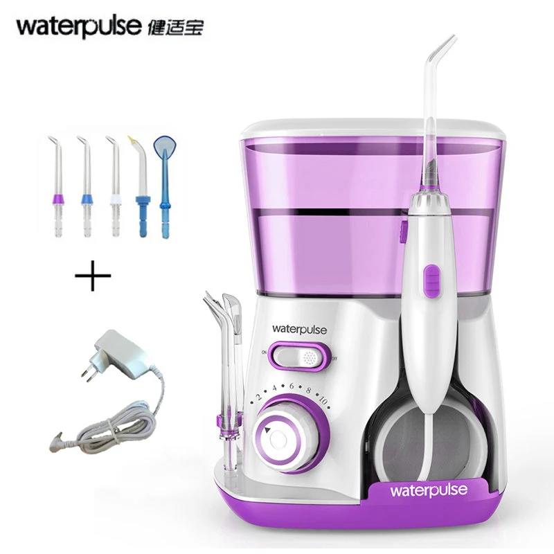 Waterpulse V300R 3 Colors Dental Flosser Pro Oral Irrigator 800ml Oral Hygiene Dental Floss For Family Daily Oral Care
Waterpulse V300R 3 Colors Dental Flosser Pro Oral Irrigator 800ml Oral Hygiene Dental Floss For Family Daily Oral Care