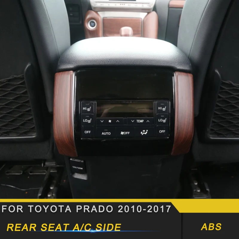 For Toyota Prado 2018 Car Styling Rear Seat A/C Side Cover Trim Frame Sticker Interior Accessories
For Toyota Prado 2018 Car Styling Rear Seat A/C Side Cover Trim Frame Sticker Interior Accessories