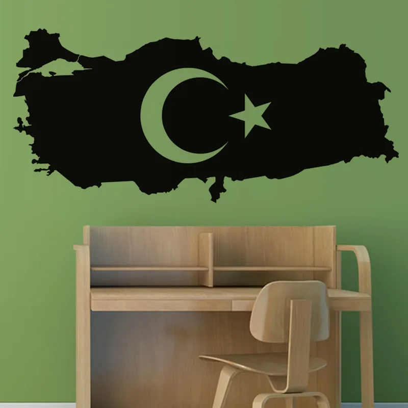 Art Decor Turkey Map Wall Stickers Vinyl Hollow Out Moon And Star Children Bedroom Home Decor Wall Decals M475
Art Decor Turkey Map Wall Stickers Vinyl Hollow Out Moon And Star Children Bedroom Home Decor Wall Decals M475