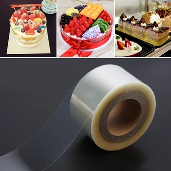 10m Food Safe Transparent Clear Mousse Surrounding Edge Wrapping Tape For Baking Cake Collar Packaging Decorating Tools
10m Food Safe Transparent Clear Mousse Surrounding Edge Wrapping Tape For Baking Cake Collar Packaging Decorating Tools