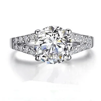 Solid 585 White Gold Synthetic Carbon Moissanite Ring Engagement Jewelry 2CT Prongs Wedding Ring for Women 585 Gold Ring
Solid 585 White Gold Synthetic Carbon Moissanite Ring Engagement Jewelry 2CT Prongs Wedding Ring for Women 585 Gold Ring