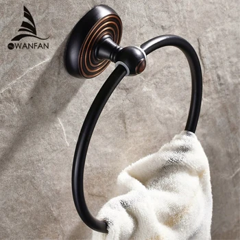 Towel Ring Luxury Black Hanger Towel Rings Antique Towel Ring for Hotel Bathroom Accessories Home Decorative Useful HJ-1207
Towel Ring Luxury Black Hanger Towel Rings Antique Towel Ring for Hotel Bathroom Accessories Home Decorative Useful HJ-1207