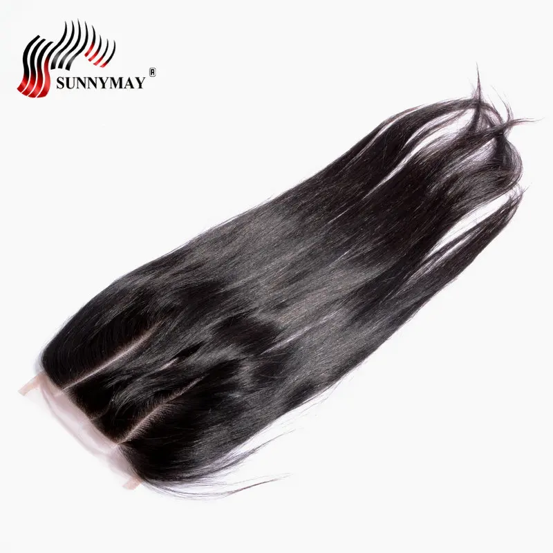 Sunnymay 3 Part Lace Closure Brazilian Virgin Hair Straight 4*4 Pre Plucked With Baby Hair Human Hair Closure In Stock
Sunnymay 3 Part Lace Closure Brazilian Virgin Hair Straight 4*4 Pre Plucked With Baby Hair Human Hair Closure In Stock