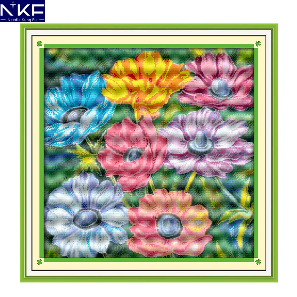 NKF Gorgeous sunny flower handcraft Chinese needlework embroidery sets cross stitch charts and patterns for home decoration
NKF Gorgeous sunny flower handcraft Chinese needlework embroidery sets cross stitch charts and patterns for home decoration