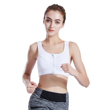 Women's Zipper Design Yoga Bra Push Up Seamless Padded Racer Back Sport Bra Fitness Running Top Vest
Women's Zipper Design Yoga Bra Push Up Seamless Padded Racer Back Sport Bra Fitness Running Top Vest