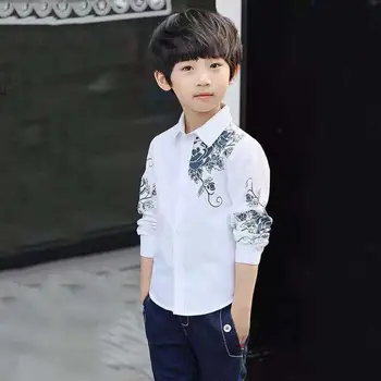 2019 New Spring Autumn Fashion Teen Boys Cotton Print Flower Shirts Baby Boy Shirt Kids Boys Blouse Tops Baby Boy Clothing J12
2019 New Spring Autumn Fashion Teen Boys Cotton Print Flower Shirts Baby Boy Shirt Kids Boys Blouse Tops Baby Boy Clothing J12