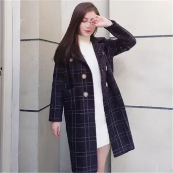 2019 New Autumn Winter Women Wool Blend Puffer Jackets Top Ladies Slim Casual Thicken Warm Woolen Long Coats Outwear Casacos J26
2019 New Autumn Winter Women Wool Blend Puffer Jackets Top Ladies Slim Casual Thicken Warm Woolen Long Coats Outwear Casacos J26