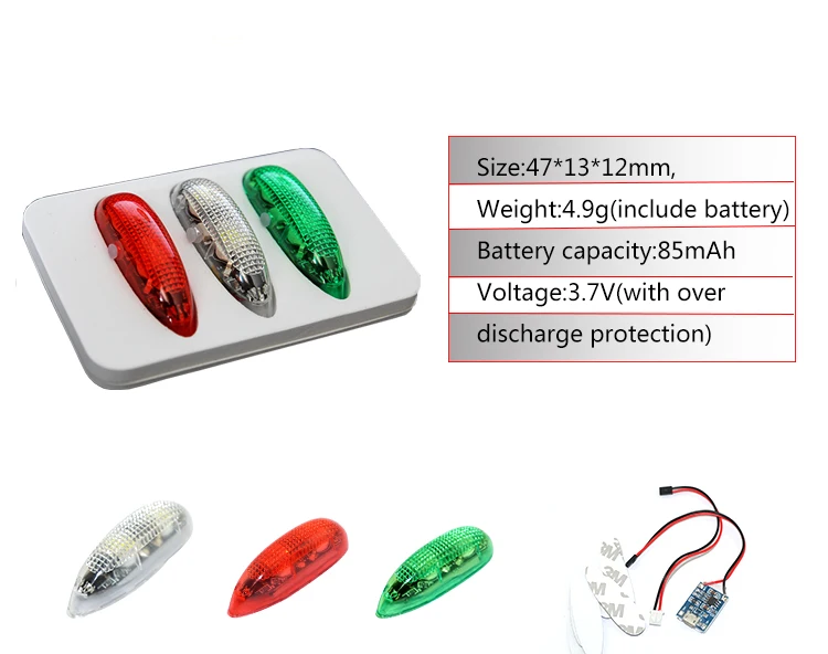 3pcs/lot EasyLight LED V2 Version Wireless RC Navigation Light Red Green White Fixed wing LED for RC hobby Aircraft LED lights
3pcs/lot EasyLight LED V2 Version Wireless RC Navigation Light Red Green White Fixed wing LED for RC hobby Aircraft LED lights