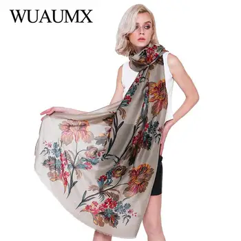Wuaumx Ethnic Style Flowers Scarf Women Cotton Linen Shawls Wraps Floral Scarf Soft Satin Bandana Basic Scarves Female 180*90cm
Wuaumx Ethnic Style Flowers Scarf Women Cotton Linen Shawls Wraps Floral Scarf Soft Satin Bandana Basic Scarves Female 180*90cm