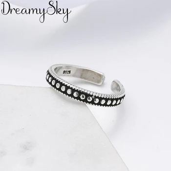 Exaggerated Personality 925 Sterling Silver Beads Rings For Women Wedding Jewelry Vintage S925 Open Antique Ring Anillos
Exaggerated Personality 925 Sterling Silver Beads Rings For Women Wedding Jewelry Vintage S925 Open Antique Ring Anillos
