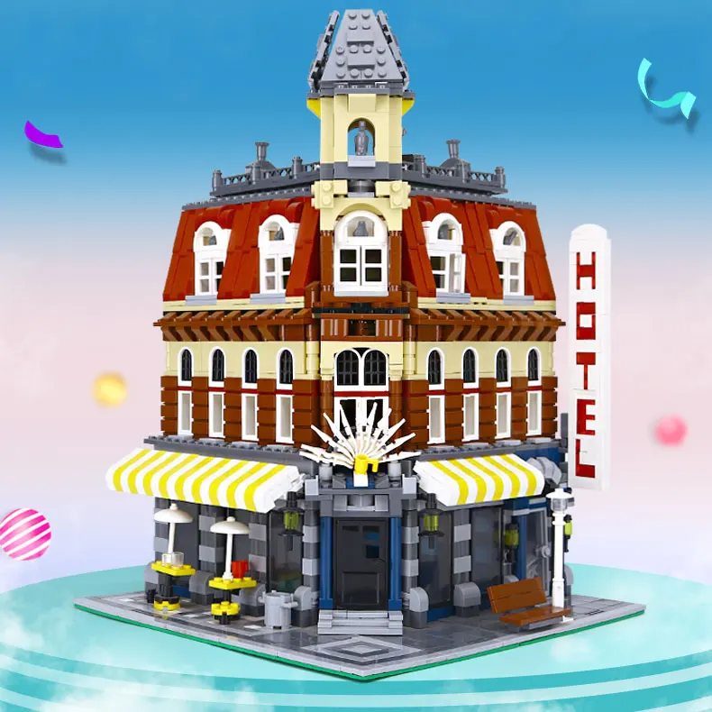 DHL 15002 2133Pcs City Series Compatible With 10182 Cafe Corner Set Model Building Blocks Bricks Kids Toys Model Christmas Gift
DHL 15002 2133Pcs City Series Compatible With 10182 Cafe Corner Set Model Building Blocks Bricks Kids Toys Model Christmas Gift