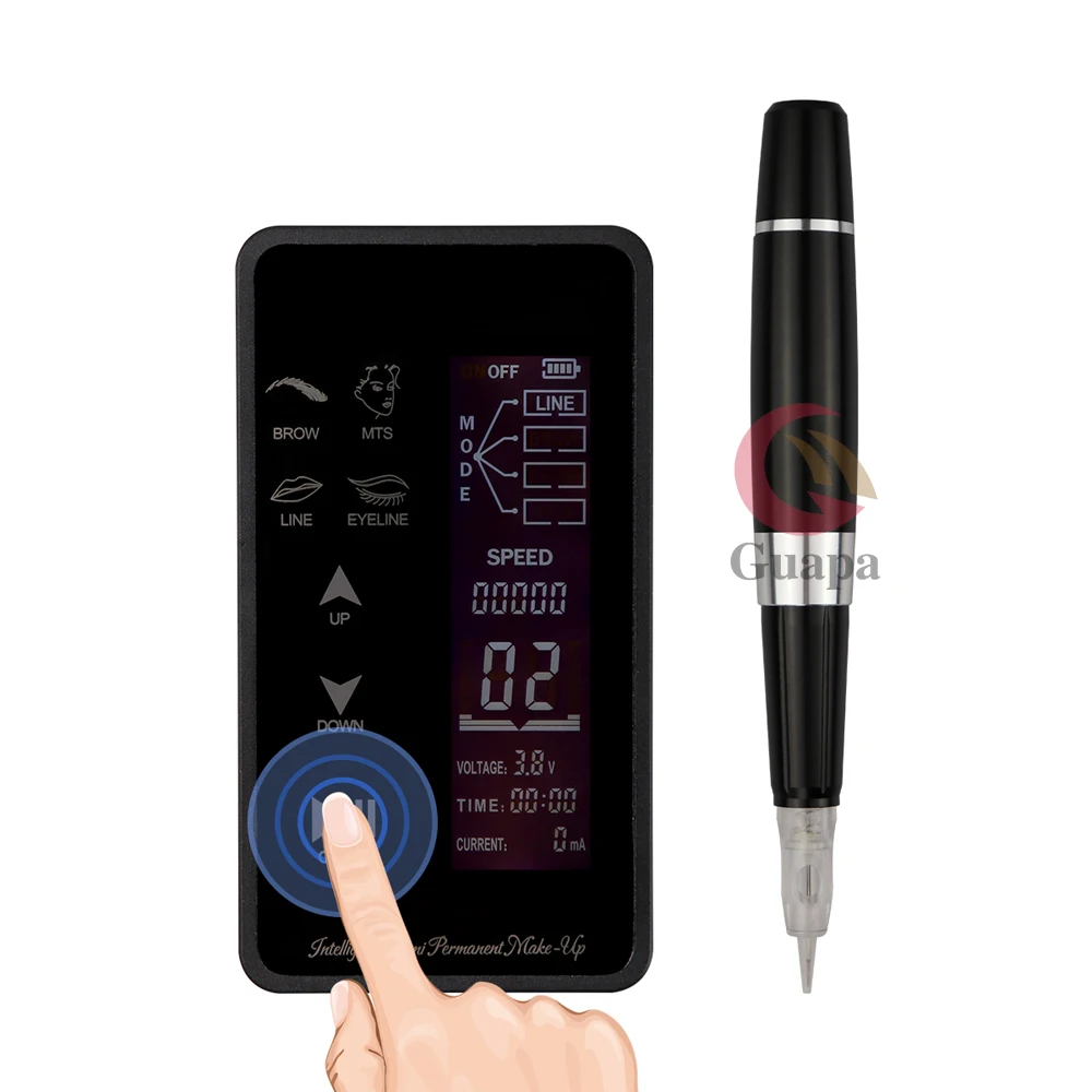 Eyebrow Makeup Kits & Lips Rotary Motor Tattoo Machine Kit Permanent Makeup Machine pen with LCD display panel can Rechargeable
Eyebrow Makeup Kits & Lips Rotary Motor Tattoo Machine Kit Permanent Makeup Machine pen with LCD display panel can Rechargeable