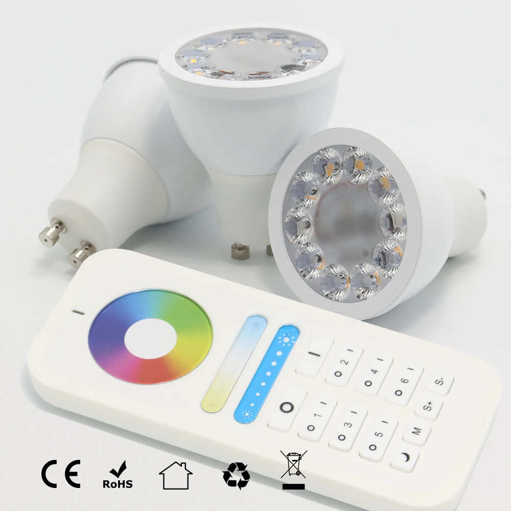 New AC110V 220V 2.4G RF 5W GU10 RGB CCT RGBWW LED Dimmable Wireless Led Bulb Led Spotlight Smart Led Lamp Lighting
New AC110V 220V 2.4G RF 5W GU10 RGB CCT RGBWW LED Dimmable Wireless Led Bulb Led Spotlight Smart Led Lamp Lighting