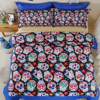 Promotion! AHSNME 3D Skull Bedding Set 4pcs King Size Bed Sheet Bedlinen Cool Unique Skeleton Cotton Duvet Cover Sets Bedroom
Promotion! AHSNME 3D Skull Bedding Set 4pcs King Size Bed Sheet Bedlinen Cool Unique Skeleton Cotton Duvet Cover Sets Bedroom