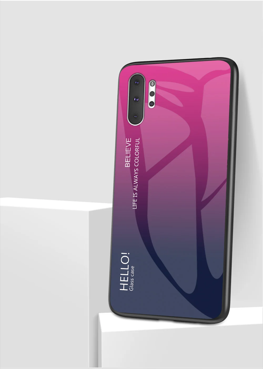 10pcs/lot Gradient Tempered Glass Back Cover Case for Samsung J4CORE A20E A2CORE A70 A10E A40 A60 M40 Note 10Pro
10pcs/lot Gradient Tempered Glass Back Cover Case for Samsung J4CORE A20E A2CORE A70 A10E A40 A60 M40 Note 10Pro