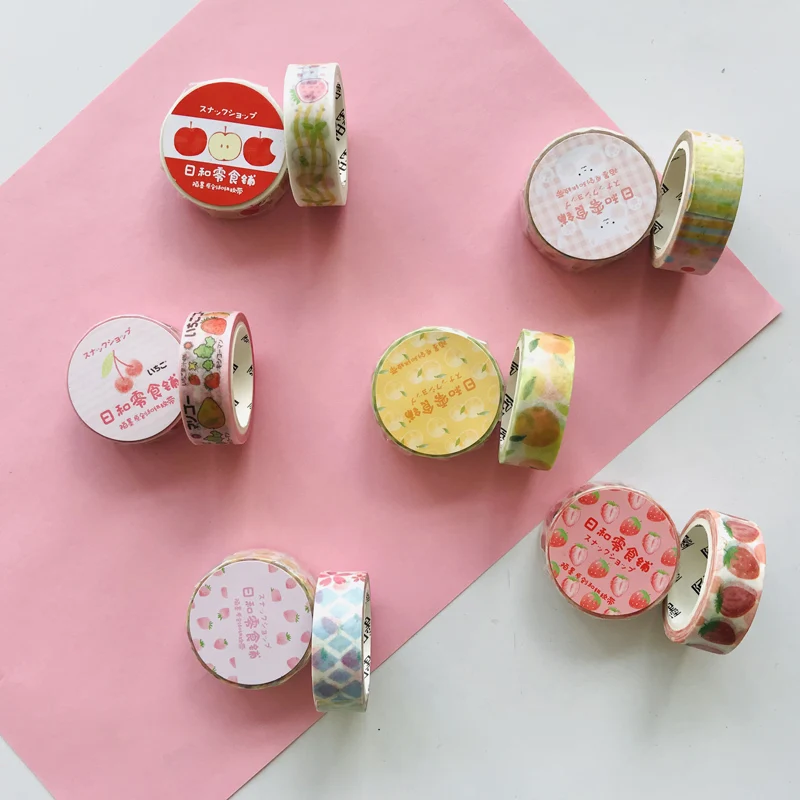 1 roll Kawaii Picnic Series Strawberry Orange DIY Decorative Masking Tape Stickers Stick Label Book Computer Decor Washi Tape
1 roll Kawaii Picnic Series Strawberry Orange DIY Decorative Masking Tape Stickers Stick Label Book Computer Decor Washi Tape