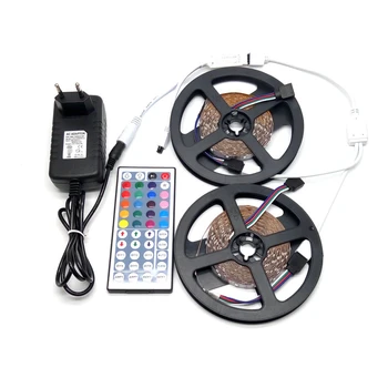 10M SMD 3528 RGB LED Strip Set With 44Keys IR Controller With12V DC Power Supply Adapter
10M SMD 3528 RGB LED Strip Set With 44Keys IR Controller With12V DC Power Supply Adapter